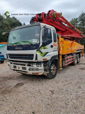 কেনা 49 মিটার ব্যবহৃত কংক্রিট পাম্প ট্রাক 8x4 3 অক্ষ online manufacture