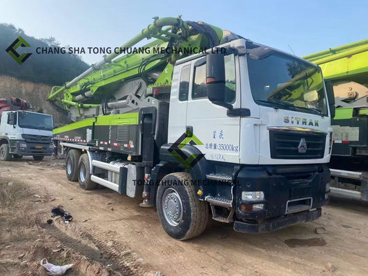 কারখানা 2020 সালে, Zoomlion 49 মিটার কংক্রিট পাম্প, কাজ অনেক নয়, সেরা গাড়ী অবস্থা! দাম সুন্দর