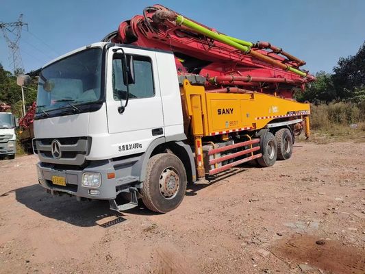 সানি মের্সেডস বেনজ চ্যাসি SY5310THB40B 48 M ছয় আর্ম ছয় মাস্ট কংক্রিট পাম্প ট্রাক