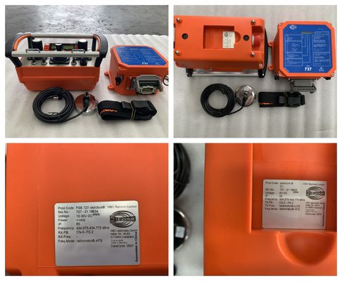 Prod.Code Fse 727 Radiobus Hbc 727 ওয়্যারলেস রিমোট কন্ট্রোল Ser.No. 727-21 18634 কংক্রিট পাম্প ট্রাকের জন্য রিপেয়ার পার্টস
