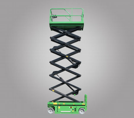 4*2 ড্রাইভ মোড এরিয়াল ওয়ার্ক প্ল্যাটফর্ম Z10W Z12W তরল চালিত কাঁচি প্রকার 8x6V/200Ah ব্যাটারি সহ