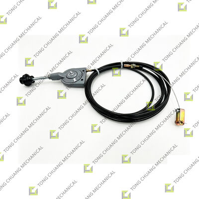 YK8*4000*180 Road Roller Throttle Cable，Engine Throttle Control Cable，Construction Machinery Throttle Wire，Roller Accelerator Cable，Throttle Pull Cable，Flexible Control Shaft Cable